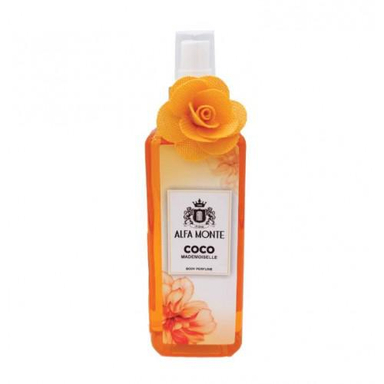 بادی پرفیوم زنانه آلفامونته (Alfa Monte) مدل Coco Madmoiselle حجم 250 میلی لیتر