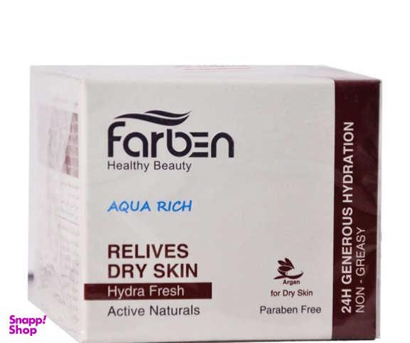 کرم مرطوب کننده فاربن مدل Aqua rich حجم 50 میلی لیتر