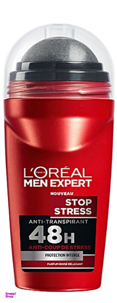 رول ضد تعریق مردانه لورآل (LOREAL) مدل STRESS RESIST حجم 50 میلی لیتر