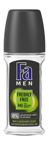 رول ضد تعریق مردانه فا (FA) مدل FRESHLY FREE MINT حجم 50 میل لیتر