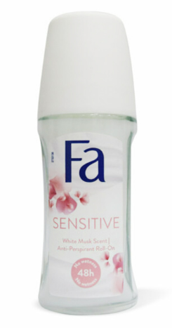 رول ضد تعریق زنانه فا (FA) مدل SENSITIVE حجم 50 میل لیتر