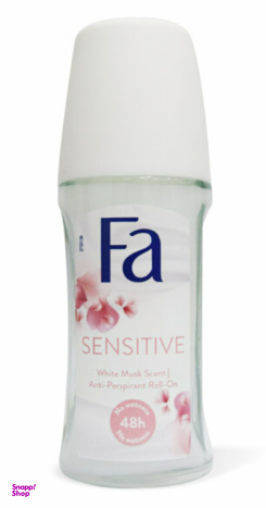 رول ضد تعریق زنانه فا (FA) مدل SENSITIVE حجم 50 میل لیتر