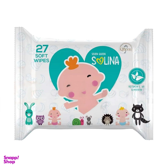 دستمال مرطوب کودک سون کویین (7Queen) حاوی ویتامین E و B5