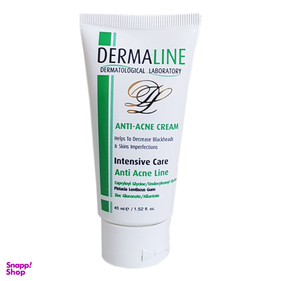 کرم ضد جوش بی رنگ درمالاین (Dermaline) حجم 45 میلی لیتر