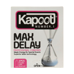 کاندوم کاپوت (Kapoot) مدل Max Delay بسته 3 عددی