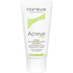 کرم ضد جوش رنگی نوروا (Noreva) سری Actipur مدل Light Tinted حجم 30 میلی‌ لیتر