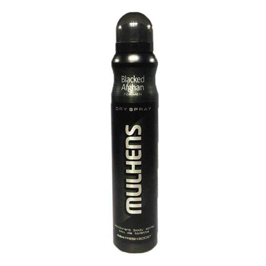 اسپری دیودورانت مردانه مولهنس (Mulhens) مدل Blacked Afghan حجم 200 میلی لیتر