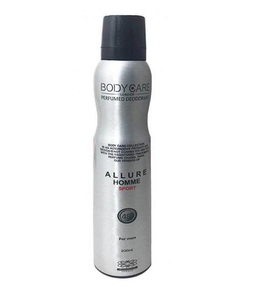 اسپری دیودورانت مردانه بادی کر (Body Care) مدل Allure Homme حجم 150 میلی لیتر