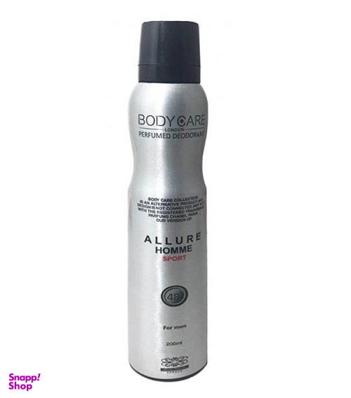 اسپری دیودورانت مردانه بادی کر (Body Care) مدل Allure Homme حجم 150 میلی لیتر