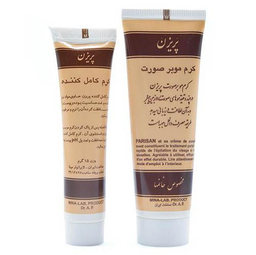 کرم موبر صورت و کرم کامل کننده پریزن (Parisan) وزن 25 گرم