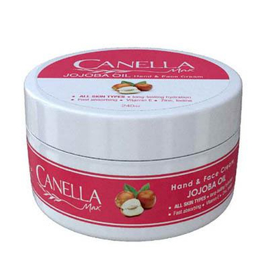 کرم مرطوب کننده کاسه ای کنلامکس (Canella Max) حاوی جوجوبا حجم 240 میلی لیتر