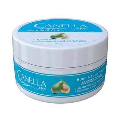 کرم مرطوب کننده کاسه ای کنلامکس (Canella Max) حاوی آووکادو حجم 240 میلی لیتر