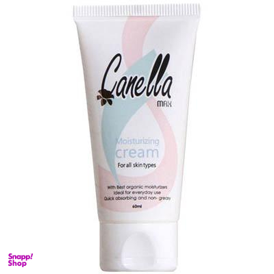 کرم گیاهی مرطوب کننده کنلامکس (Canella Max) مناسب انواع پوست حجم 60 میلی لیتر