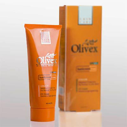 کرم ضد آفتاب رنگی الیوکس (Olivex) مناسب پوست خشک کد 103 رنگ بژ حجم 40 میلی لیتر