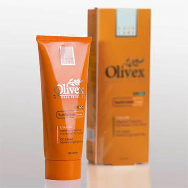 کرم ضد آفتاب رنگی الیوکس (Olivex) مناسب پوست خشک کد 103 رنگ بژ حجم 40 میلی لیتر