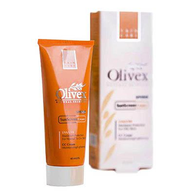 کرم ضد آفتاب بی رنگ الیوکس (Olivex) مناسب مناسب پوست چرب حجم 40 میلی لیتر