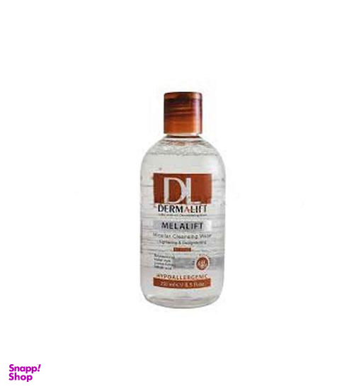 میسلار واتر روشن کننده پوست درمالیفت (Dermalift) مدل Melalift حجم 250 میلی لیتر