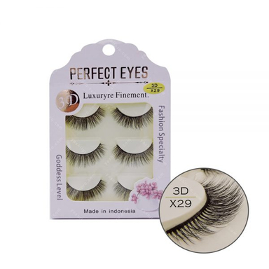 مژه 3D پرفکت آیز (Perfect Eyes) مدل X29 بسته 3 عددی