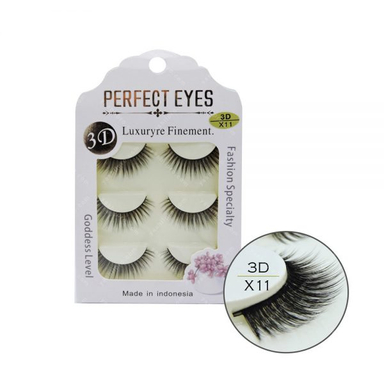 مژه 3D پرفکت آیز (Perfect Eyes) مدل X11 بسته 3 عددی