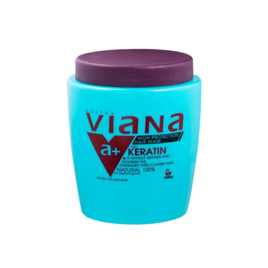 ماسک مو نرم کننده و رطوبت رسان ویانا (Viana) حاوی کراتین حجم 500 میلی لیتر