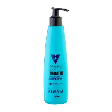 ماسک مو نرم کننده و رطوبت رسان مو ویانا (Viana) حاوی کراتین (بدون آبکشی) حجم 250 میلی لیتر