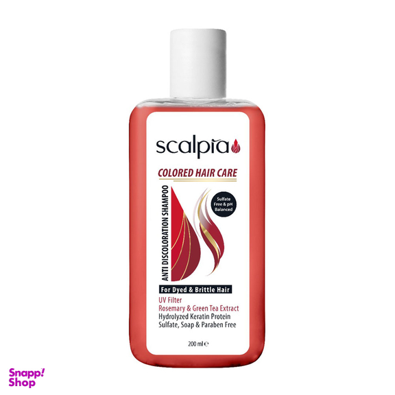 شامپو مخصوص موهای رنگ شده اسکالپیا (Scalpia) حجم 200 میلی لیتر