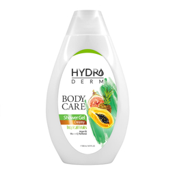 شامپو بدن کرمی هیدرودرم (Hydroderm) با رایحه میوه های استوایی حجم 500 میلی لیتر