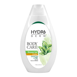 شامپو بدن کرمی هیدرودرم (Hydroderm) با رایحه چای سبز و نعناع حجم 500 میلی لیتر