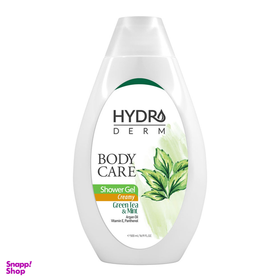 شامپو بدن کرمی هیدرودرم (Hydroderm) با رایحه چای سبز و نعناع حجم 500 میلی لیتر