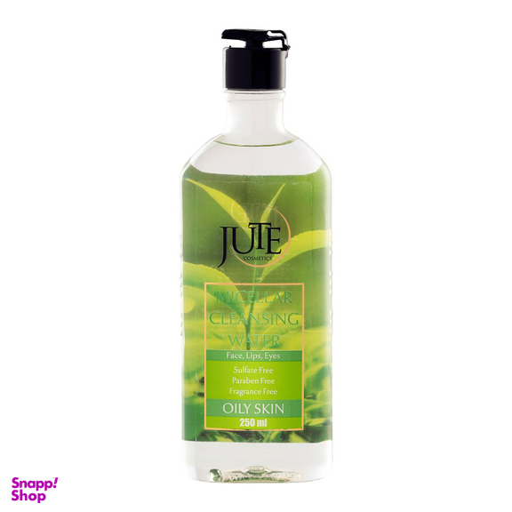 پاک کننده آرایش چشم و صورت ژوت (Jute) مخصوص پوست چرب حجم 250 میلی لیتر