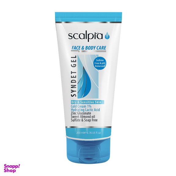 ژل شوینده غیرصابونی اسکالپیا (Scalpia) مناسب پوست های خشک و حساس حجم 200 میلی لیتر
