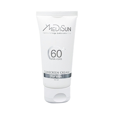 کرم ضد آفتاب آقایان مدیسان (Medisun) با SPF60 حجم 50 میلی لیتر