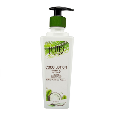 لوسیون مرطوب کننده و آبرسان بدن ژوت (Jute) مدل نارگیل حجم 400 میلی لیتر