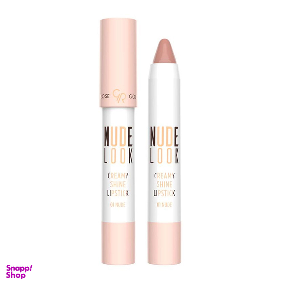 رژ لب مدادی براق گلدن رز (Golden Rose) مدل نود لوک