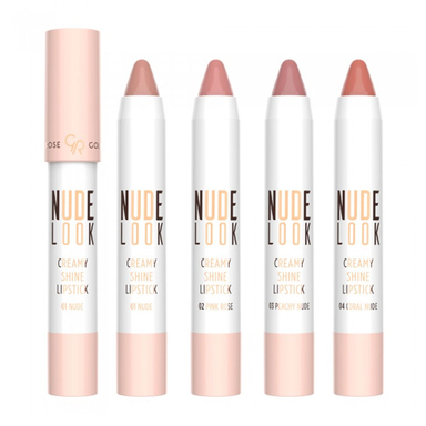 رژ لب مدادی براق گلدن رز (Golden Rose) مدل نود لوک