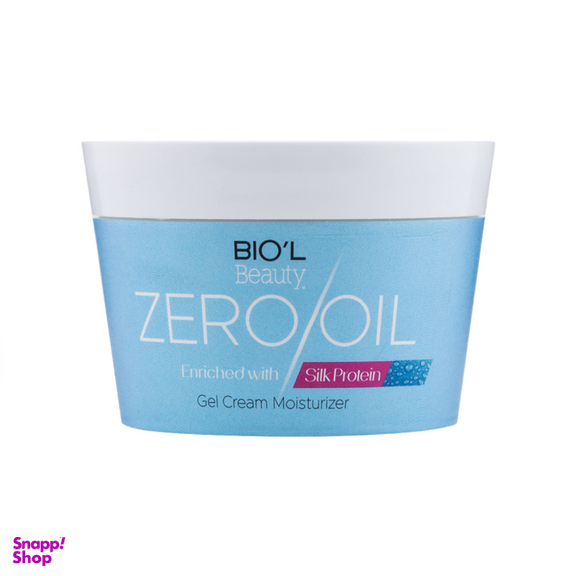 ژل کرم کاسه‌ای بیول (Biol) مدل Zero Oil حاوی سیلک پروتیین مناسب انواع پوست 200 میلی لیتر