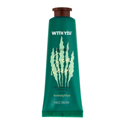 کرم صورت طبیعی ویت یو (With You) حاوی عصاره جلبک دریایی و روغن تامانو حجم 50 میلی لیتر