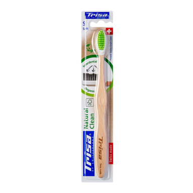 مسواک تریزا (Trisa) مدل Natural Clean Soft