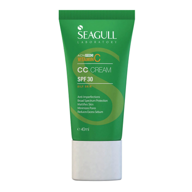 سی سی کرم سیگل (Seagull) با SPF30 رنگی حجم 40 میلی لیتر