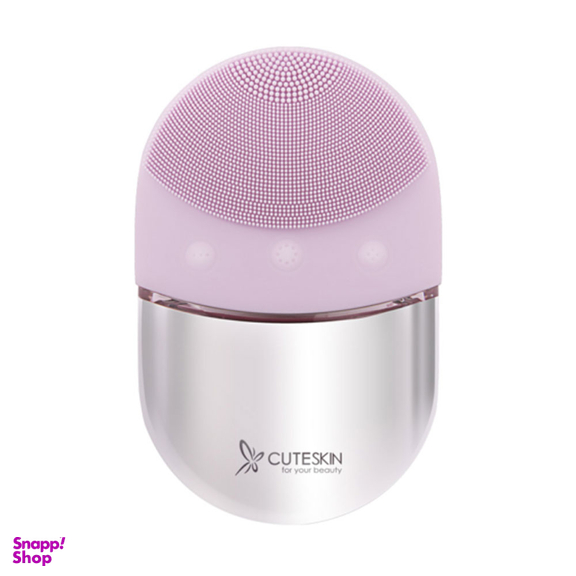 فیس براش سیلیکونی کیوت اسکین (Cute Skin) مدل F500 رنگ بنفش