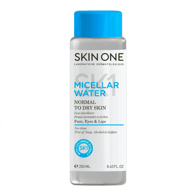 محلول پاک کننده آرایش اسکین وان (Skin One) مناسب پوست نرمال تا خشک حجم 250 میلی لیتر