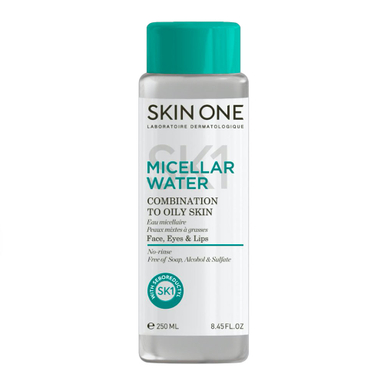 محلول پاک کننده آرایش اسکین وان (Skin One) مناسب پوست مختلط تا چرب حجم 250 میلی لیتر