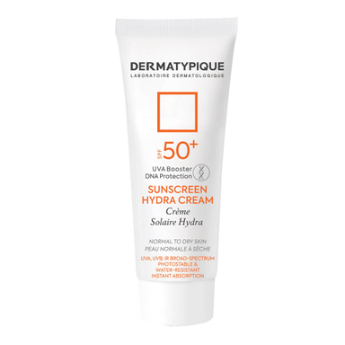 ضد آفتاب بی رنگ هیدرا مناسب پوست خشک +SPF50 درماتیپیک (Dermatypique)