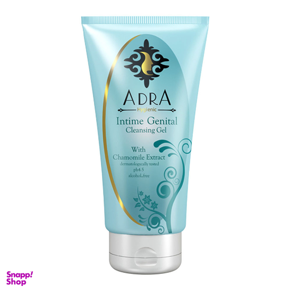 ژل بهداشتی بانوان آدرا (Adra) عصاره بابونه و آلویه ورا حجم 150 میلی لیتر