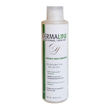 شامپو درمالاین (Dermaline) مناسب موهای چرب حجم 250 میلی لیتر