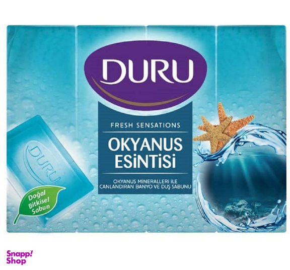 صابون بدن دورو (Duru) مدل اقیانوس بسته 4 عددی