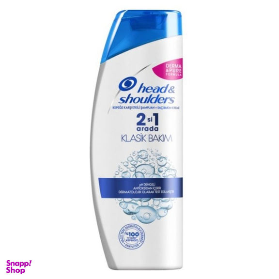 شامپو ضدشوره مو هد اند شولدرز (Head & Shoulders) مدل 2in1 حجم 350 میلی لیتر