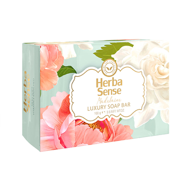 صابون سفید و آبی آردن (Ardene) سری Herba Sense مدل Madelaine با رایحه گل رز حجم 100 گرم
