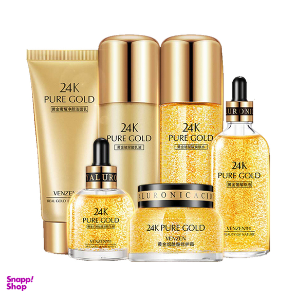 ست مراقبت از پوست ونزن مدل Pure Gold
