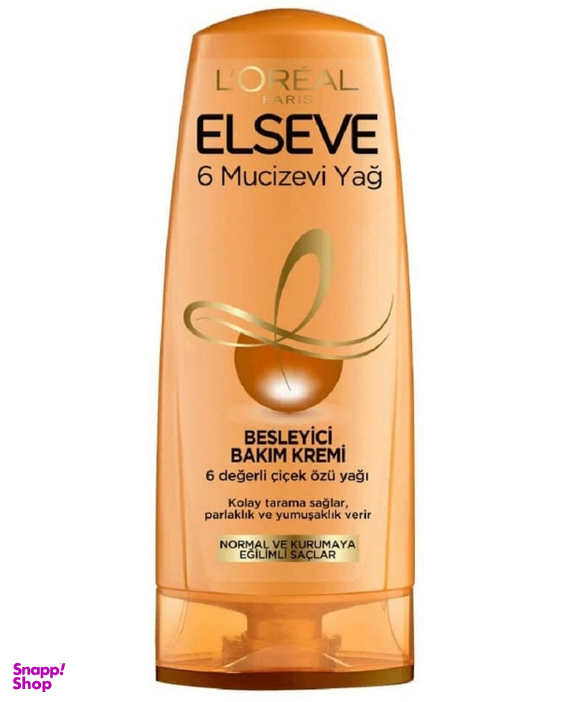 شامپو نرم کننده مو لورآل (Loreal) مدل 6Mucizevi Yag حجم 360 میلی لیتر